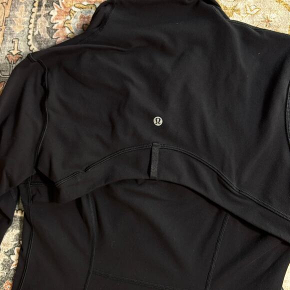 Lululemon Define Jacket Black Full Zip Athletic Yoga Workout Zip Up Women's 8 - Picture 3 of 13